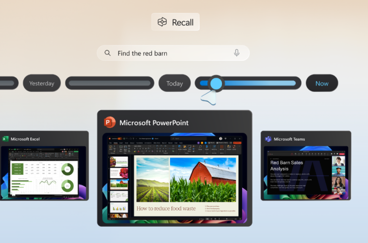 논란의 윈도우 '리콜' 기능 10월 배포한다