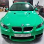 부산 해운대 BMW E92 M3 그린색 전체랩핑은 어떤 모습일까?