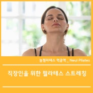 직장인을 위한 필라테스 스트레칭 - 먹골 필라테스 묵동 직장인 운동