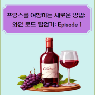 프랑스를 여행하는 새로운 방법: 와인 로드 탐험기: Episode 1