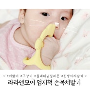 구강기 신생아 아기를 위한 라라앤모어 손목치발기