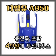 다얼유 A950 가성비 무선 마우스. 기대도 안했는데...