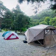 충북 괴산 모래재 캠핑장