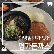 안양 돈까스 맛집 명가돈까스 고치돈 냉모밀 추천