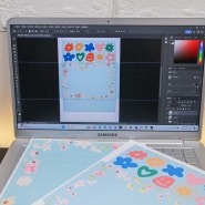 포토샵 무료 설치하고 편지지, 편지봉투 직접 디자인해서 만들기