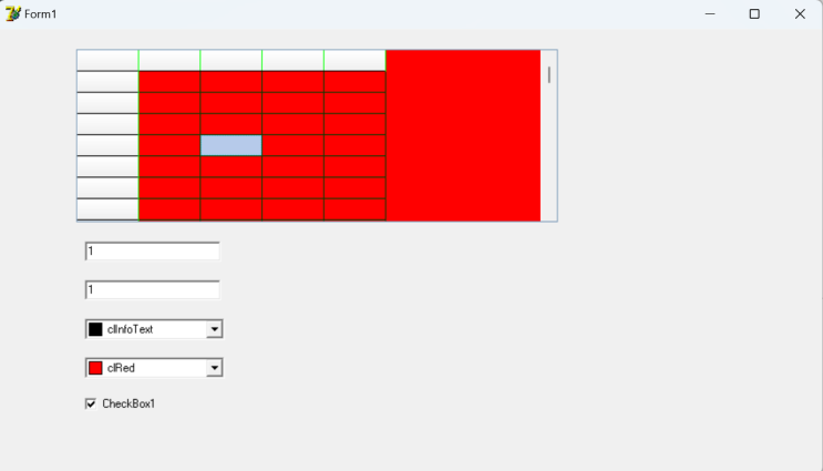 [델파이]StringGrid 사용하기 : 네이버 블로그