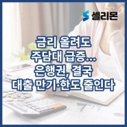 금리 올려도 주담대 급증…은행권, 결국 대출 만기·한도 줄인다