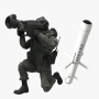 [3D 모델링] 최첨단 전력, 현궁 미사일과 함께하는 군인 3D 모델 소개! (Soldier with Hyungung missile 3D model)