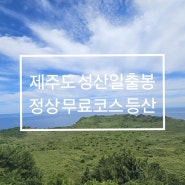 제주도 성산일출봉 정상 무료코스 등산