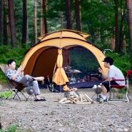 노추산 힐링캠프 B29 사이트! 명당발견! ⛺️ 강릉 캠핑장 추천.