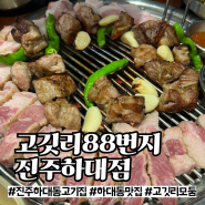 [진주] 하대동 신상 고기 맛집 ‘고깃리88번지 진주하대점’ 후기