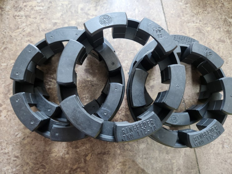 NOR-MAX COUPLING RINGFEDER TNM 112-10 Pb72 TSCHAN RUBBER (노어멕스카플링 ...
