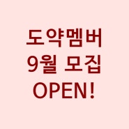 그녀의도약, 도약방 멤버모집 OPEN!