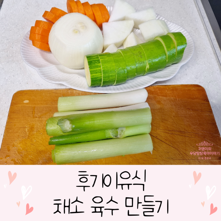 이유식 채수 채소로 직접 만드는 방법과 보관하는 방법 : 네이버 블로그