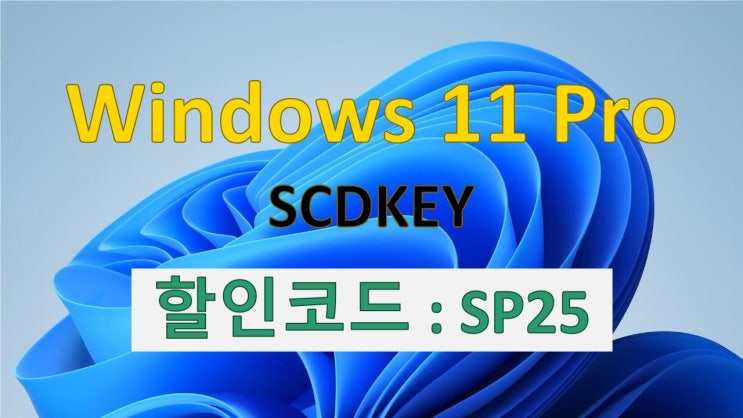 윈도우11 프로 인증키 쉽고 빠르게 SCDKEY로 구매하는 방법 : 네이버 블로그