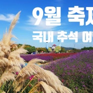 9월 축제 국내 추석 여행 지역별 리스트