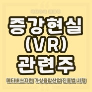 증강현실 AR 관련주 대장주식 가상융합산업진흥법 수혜주