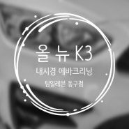 대구 에바크리닝. 올 뉴 K3 내시경 에바크리닝 - 팀일레븐동구점