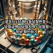 로또 1135회 1등 당첨번호 및 당첨지역당첨점 정보(+1등 9명 29억씩 수령)