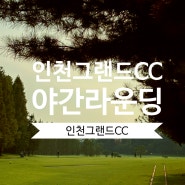 인천 그랜드cc 야간라운딩 후기 : 카트 없는 골프장