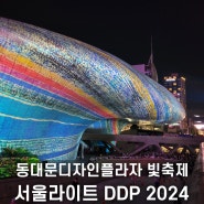 서울라이트 ddp 2024 빛 축제 기본정보 및 명당 후기