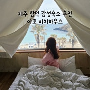 제주 함덕숙소 야호비치하우스 오션뷰가 아름다운 감성숙소 추천