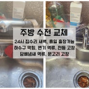 삼송동 싱크대 수전 교체 덕양구 효자동 싱크대 하수구 역류