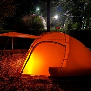 숲속 Summer camping (화천숲속야영장 33번 사이트, 스노우피크 트레일 트리퍼)