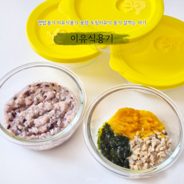 햇밥용기 이유식용기 용량 토핑이유식 용기 잘먹는 아기 : 네이버 블로그
