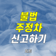 안전신문고 신고 포상금 불법주정차 유형 6가지