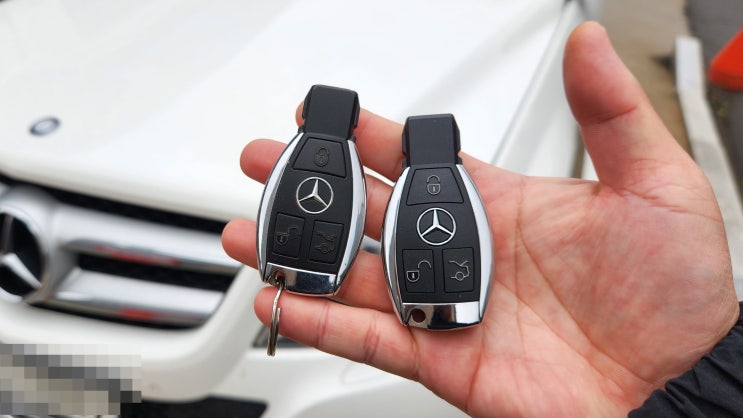 벤츠 GLK220 차키분실 때문에 스마트키 복사가 필요하다면 : 네이버 블로그