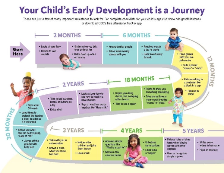 [NCLEX-pediatric] 아동 발달 단계 developmental milestones 운동motor, 언어, 인지발달 ...