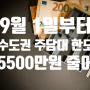 [기사] 평균소득 가구 9월 1일부터 수도권 주담대 한도 5500만원 줄어