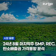 24년 8월 마지막주 SMP, REC, 탄소배출권 가격동향 분석