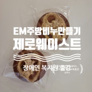 경기도 제로 웨이스트 EM 천연 수세미 주방 설거지 비누 단체 출강 만들기 장애인 복지관