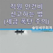 직원 인건비 신고하는 법 (세금 폭탄 주의) [가락동세무사]