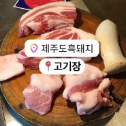 [제주공항 흑돼지 맛집]오션뷰도 고기맛도 최고였던 '고기장'(feat.혼밥가능)