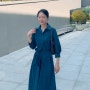 여자 가을 코디 하객룩 추천 데일리스트 카라 원피스