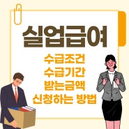 고용보험 실업급여 조건, 신청방법 및 수급기간, 금액은 얼마나 나올까요?