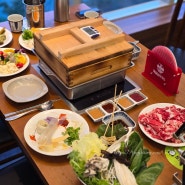 부산명지맛집 놀이방+무한대 편백찜&샤브샤브 일공공샤브