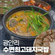 광안리 수변최고돼지국밥 유명해서 더 맛있는 부산 돼지국밥