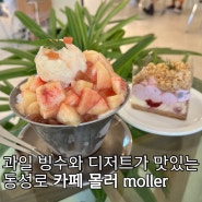 대구 반월당 카페 추천ㅣ조각 케이크와 빙수가 맛있는 동성로 신상 카페 몰러