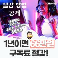 넷플릭스 요금제 베이식 보다 저렴 디즈니플러스해지 하고 이용