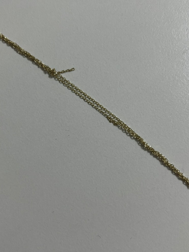 [Acc.] 팡파르팡파르 FANFARE CHAIN NECKLACE / 14K Gold, 41cm (김고은 목걸이) 네이버 블로그