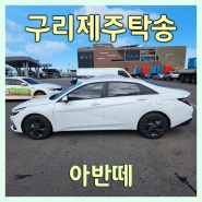 아반떼 구리제주도캐리어탁송은 제주탁송연합으로