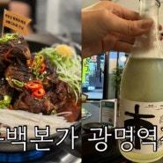 직화 뼈구이 동백본가 광명역점 화끈한 불맛 뼈구이 후기