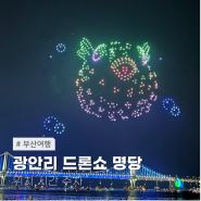 부산여행 광안리드론쇼 시간 명당 위치 주차 꿀팁 총정리