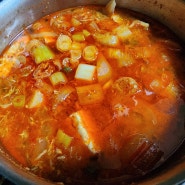 백종원 참치두부찌개 얼큰한 찌개 끓이기 참치캔 쉬운 국물요리 레시피