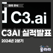 C3AI 2분기 실적 주가 하락 이유