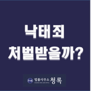 헌법불합치결정 받은 낙태죄, 처벌 받을까?[대전변호사]